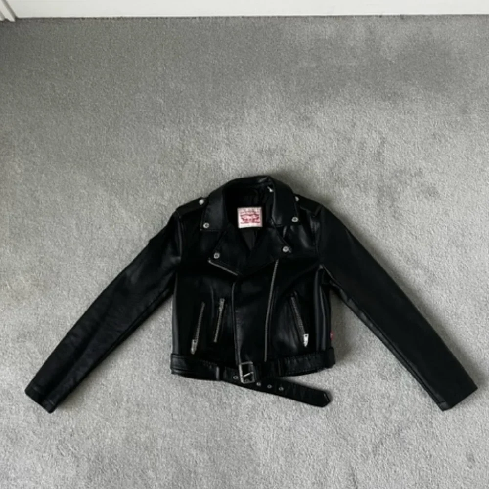 Levi's Women's Leather Biker Jacket - Picture 2 of 8